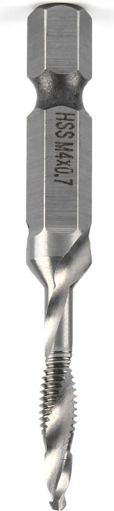 M4 HSS 1/4" Sechskantschaft-Bohrer & Gewindebohrer Kegelbohrer Elektrowerkzeugteil