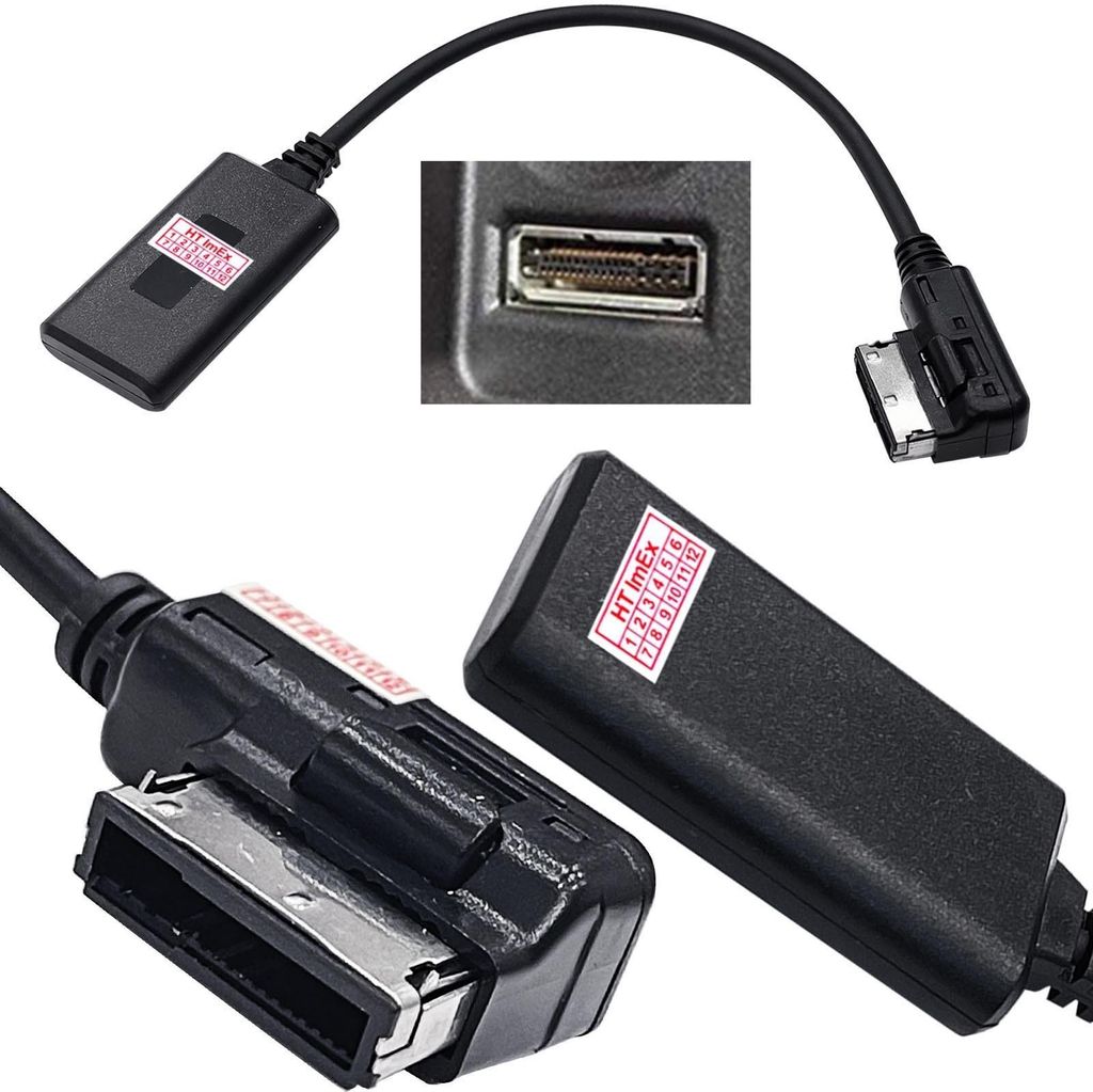 Bluetooth AUX Adapter Kabel AMI MMI 3G kompatibel mit VW Touran ab 2010