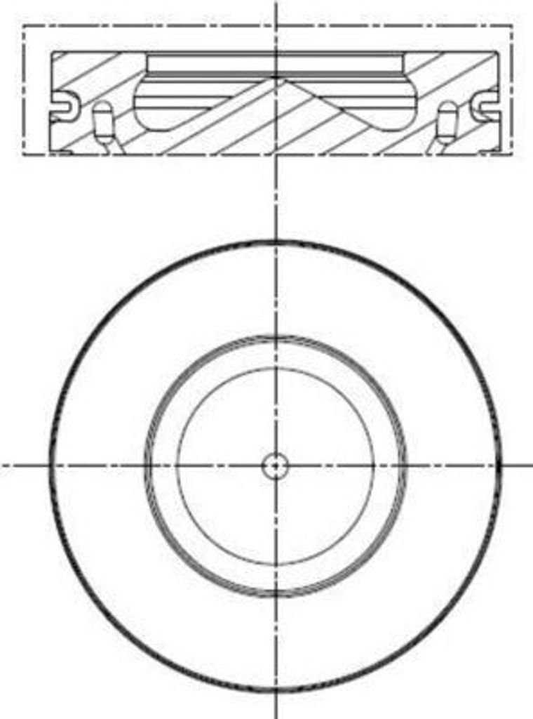 MAHLE 081 PI 00113 000 Kolben für BMW 3 Touring (E91) 3 Limousine (E90) 5 Touring (F11) 1 Schrägheck (E87) 5 Limousine (E60) 1 Schrägheck (F20)