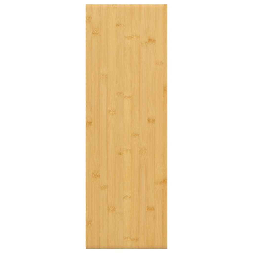 vidaXL Étagère murale 60x20x1,5 cm bambou Image du produit 