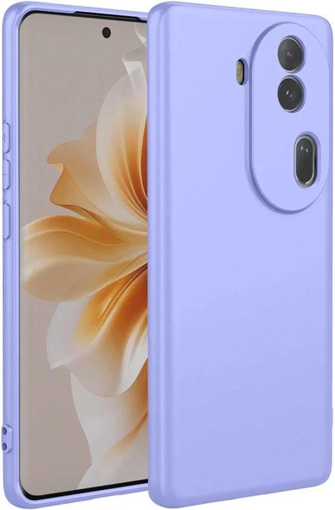 Coque Realme 14T 5G antichoc en TPU souple - Finition violette mate
