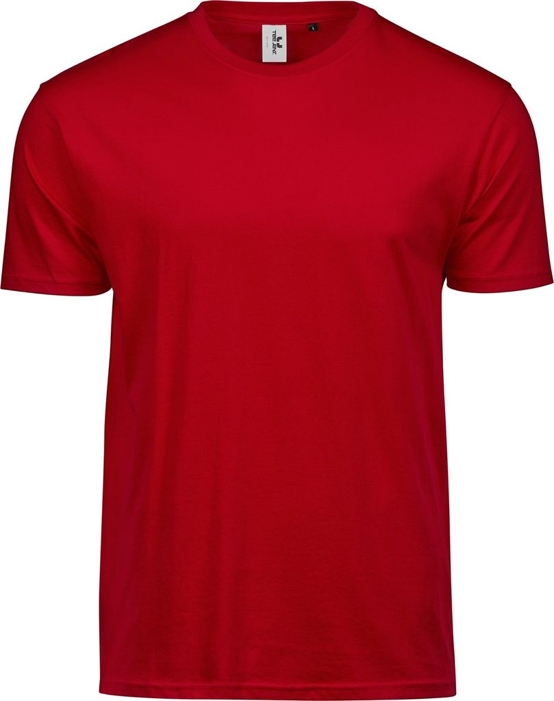 Tee Jays 1100 | Herren Shirt Power Tee - Farbe: Red - Größe: 3XL