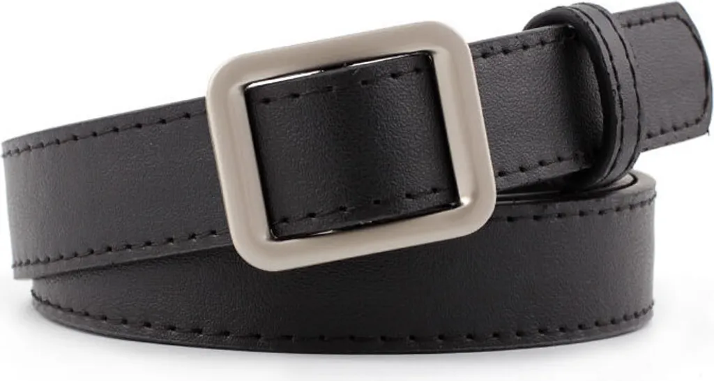 Cintura INF Donna Nera Minimalista - Senza Fori, Solo Stile