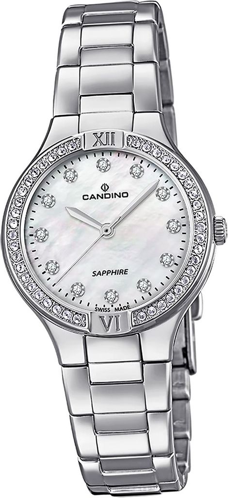 Candino Edelstahl Damen Uhr Analog Casual Armbanduhr silber Casual D2UC4626/3