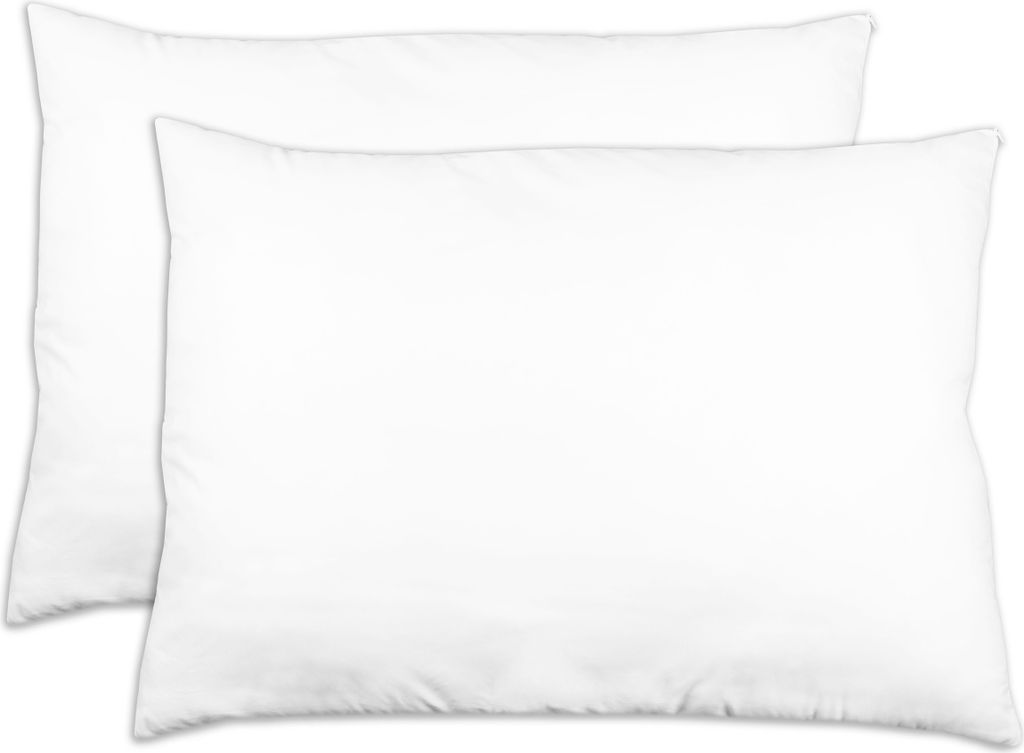 2er Set Kopfkissen, Dekokissen, 60x80 cm, 100% Polyester Produktbild 