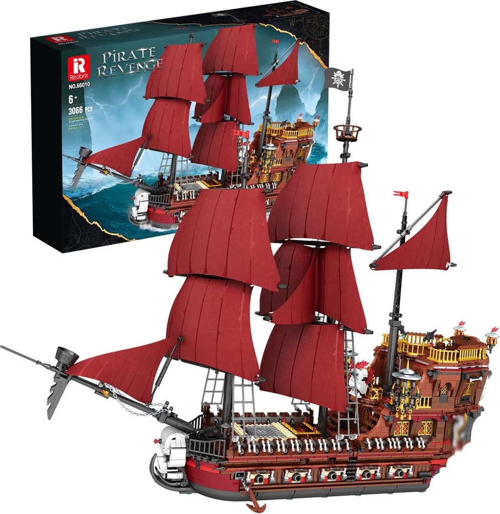 Reobrix 66010 Statek piracki "Zemsta piratów" - zestaw Zdjęcie produktu 