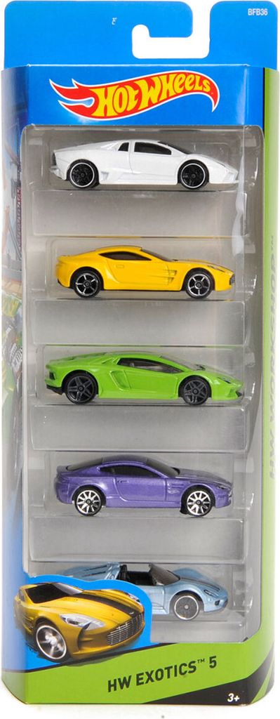 Mattel Hot Wheels Dárková sada 5 kusů Obrázek produktu 51