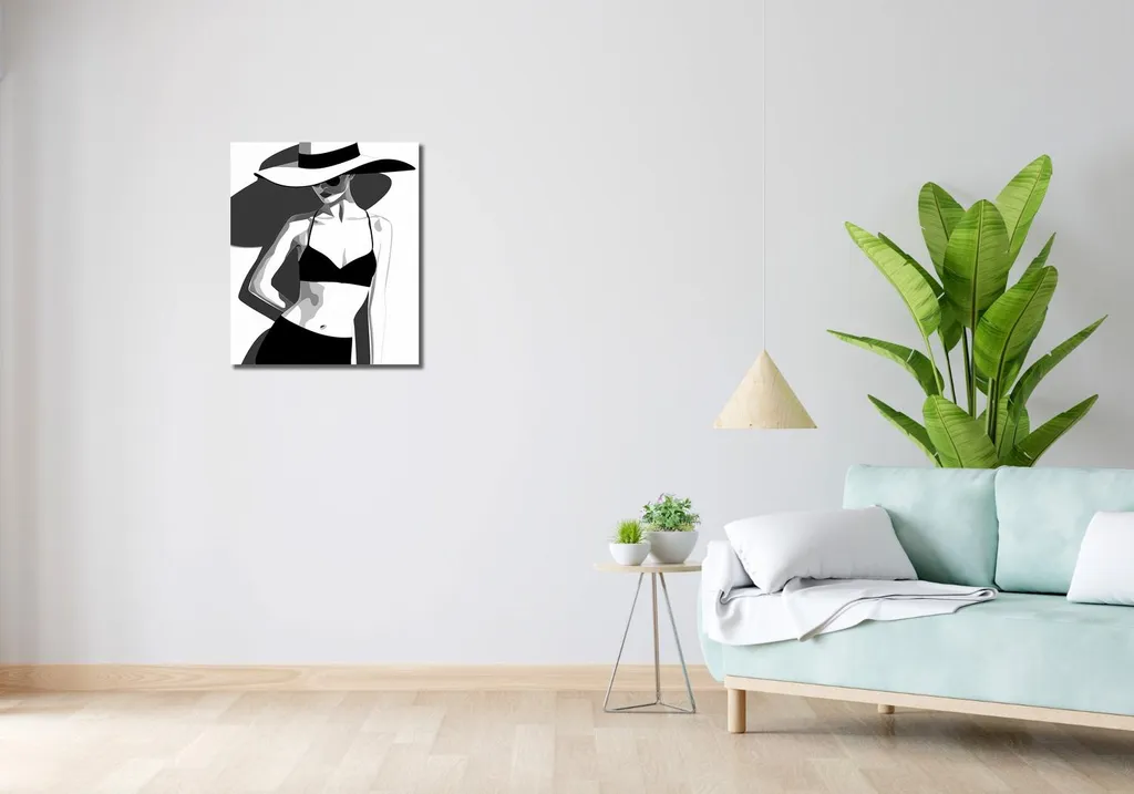 Décoration murale Image 50 x 60 cm Tenue - Idéal pour salon et bureau