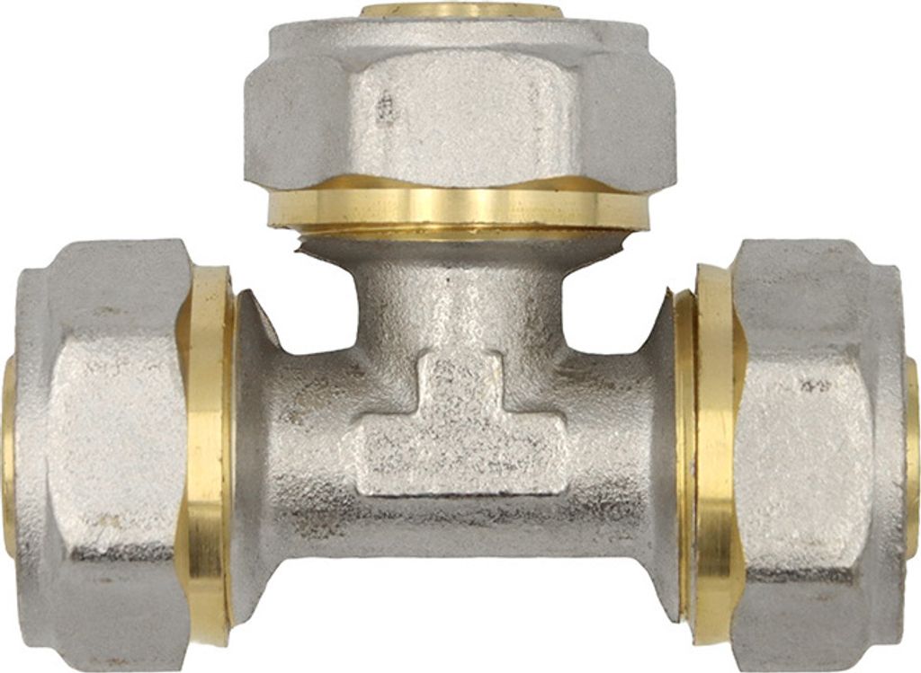 Klemmring Schraubfitting T-Stück 20x2 mm Mehrschichtverbundrohr