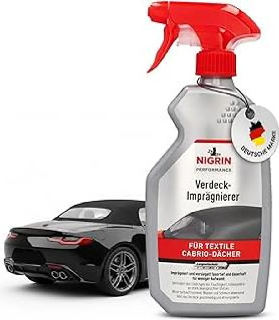 Spray Impermeabilizzante NIGRIN Capote Nera - Offerta 500ml 6 Mesi