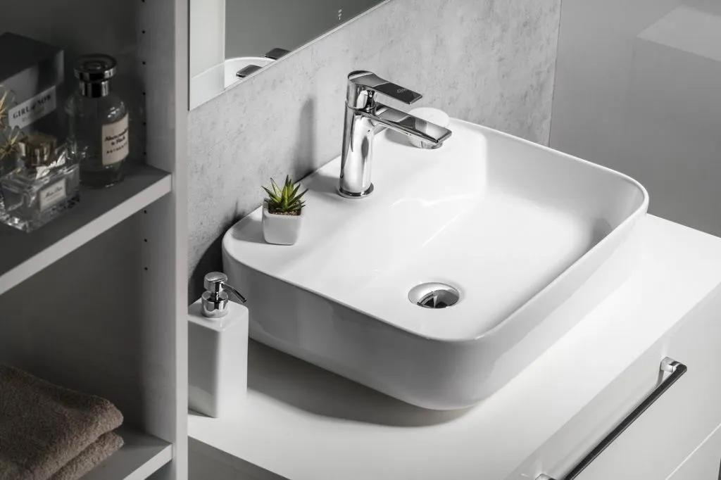 Mélangeur de lavabo classique à double commande pour vasque de salle de bain - 5