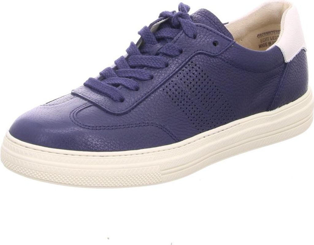 Paul Green Damen Sneaker dunkelblau mit Schnürung, runder Spitze und Gummisohle
