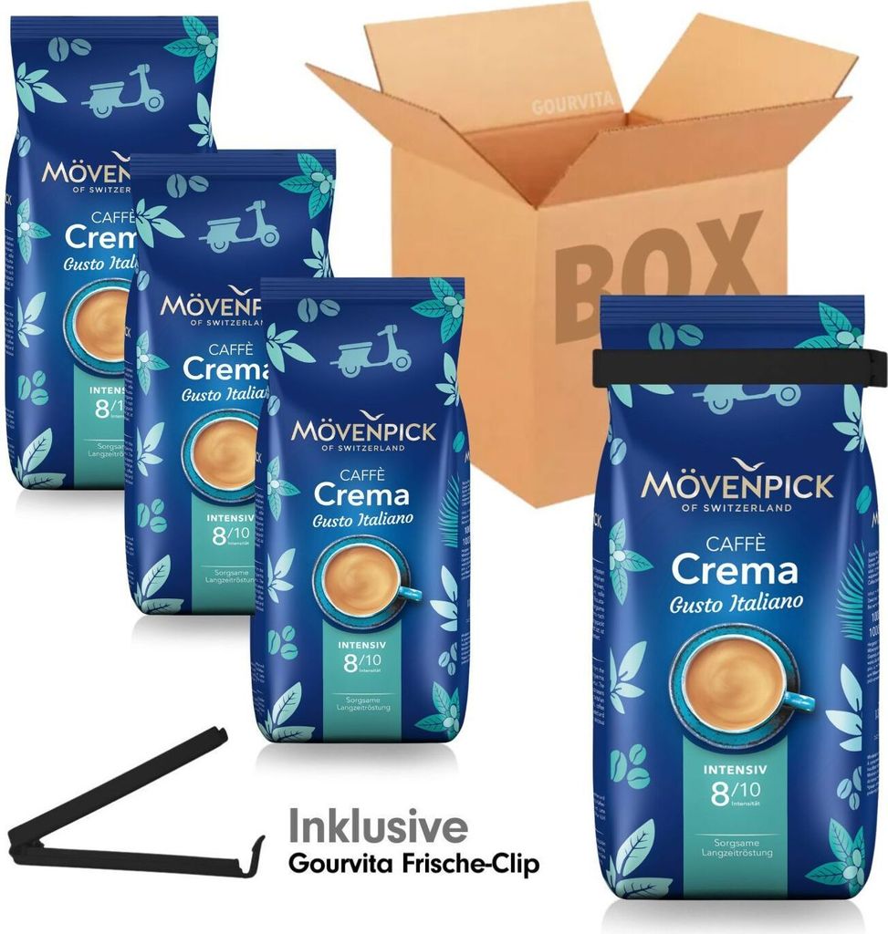 SPARBOX Mövenpick Crema Intensa Gusto Italiano + gratis Produktbild 