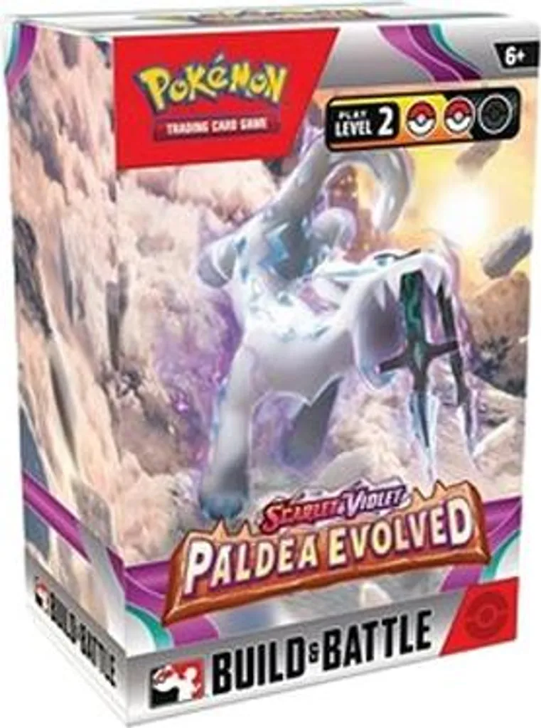 Pokemon Paldea Evolved Build & Battle Box : 4 Boosters et Carte Promo