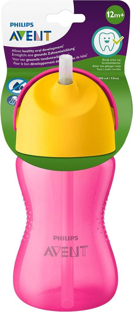 Philips AVENT Kubek z giętką słomką — 300 ml, 12 m+, 1 Zdjęcie produktu 