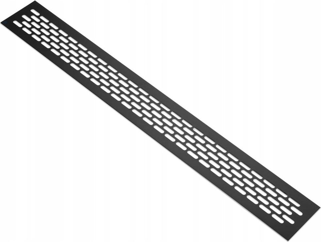 Kratka wentylacyjna meblowa czarna 60x800 mm kratka meblowa Zdjęcie produktu 