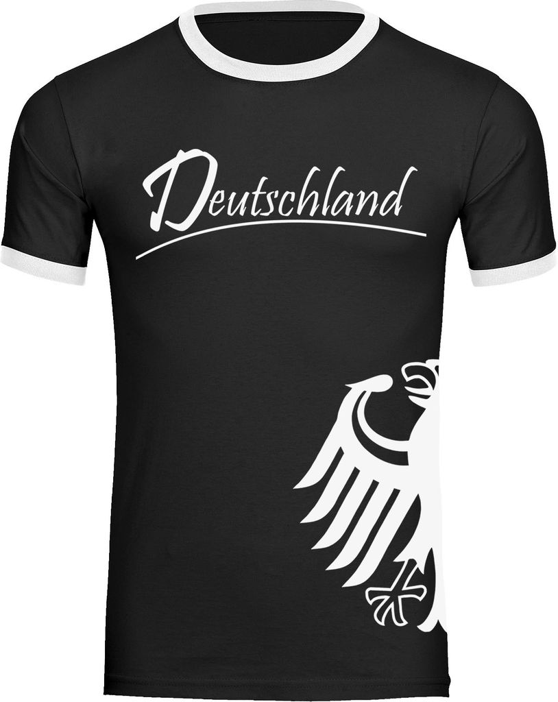 multifanshop Kontrast T-Shirt - Deutschland - Adler Produktbild 