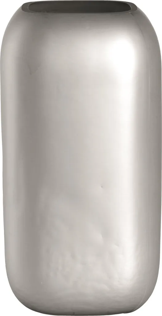 Vase Leonardo NEVE argent mat 28 cm - Finition satinée et design épuré