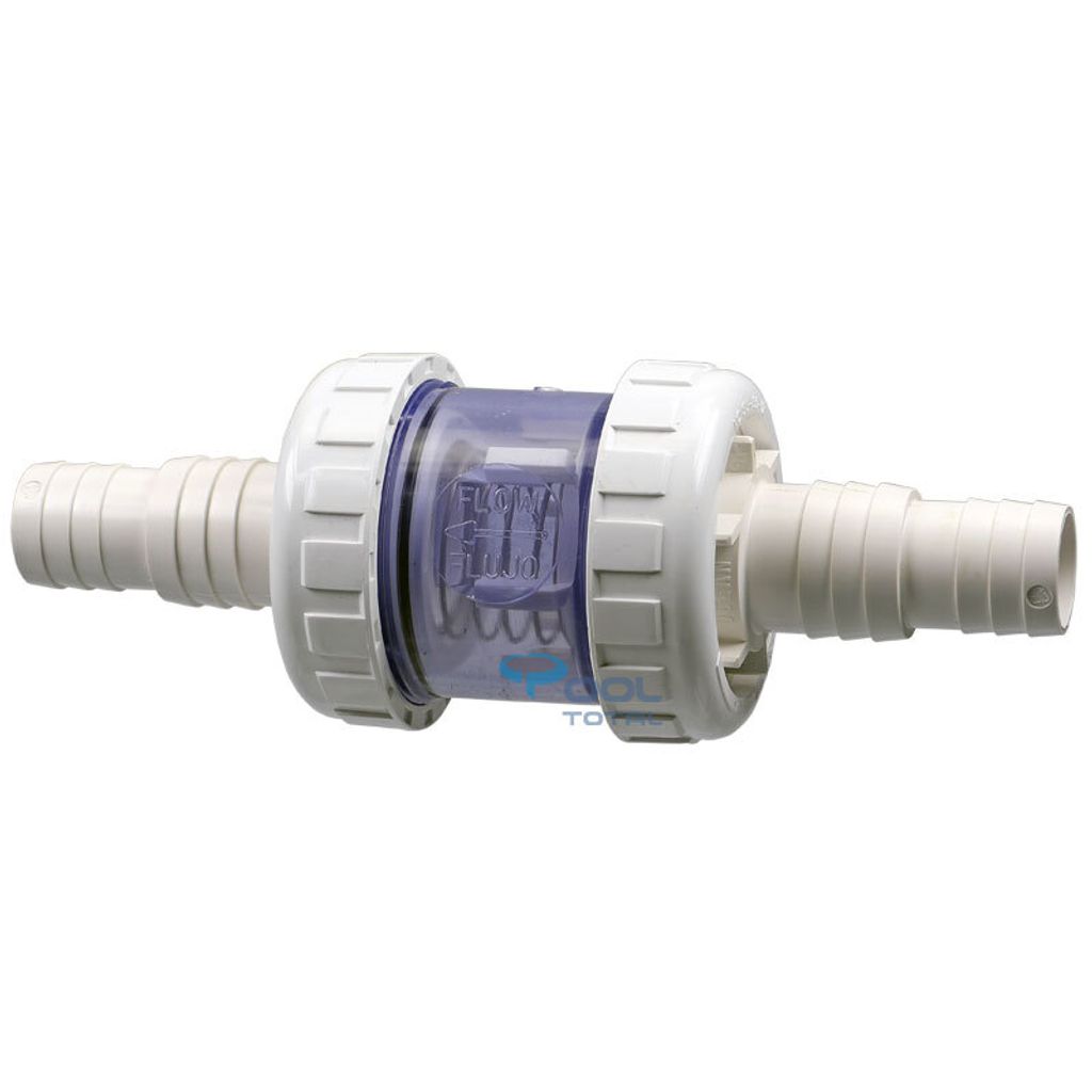 Rückschlagventil mit Schauglas d 38 + 32 mm, PVC-U