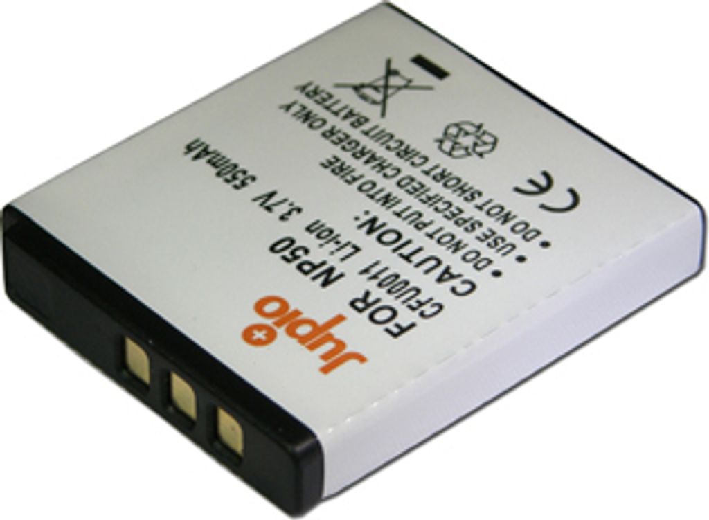 Jupio CFU0011 Batterie - Lithium-Ionen (Li-Ionen) - für Kamera - Aufladbarer Akku - Proprietär - 3.7 V DC - 800 mAh Shelf Life