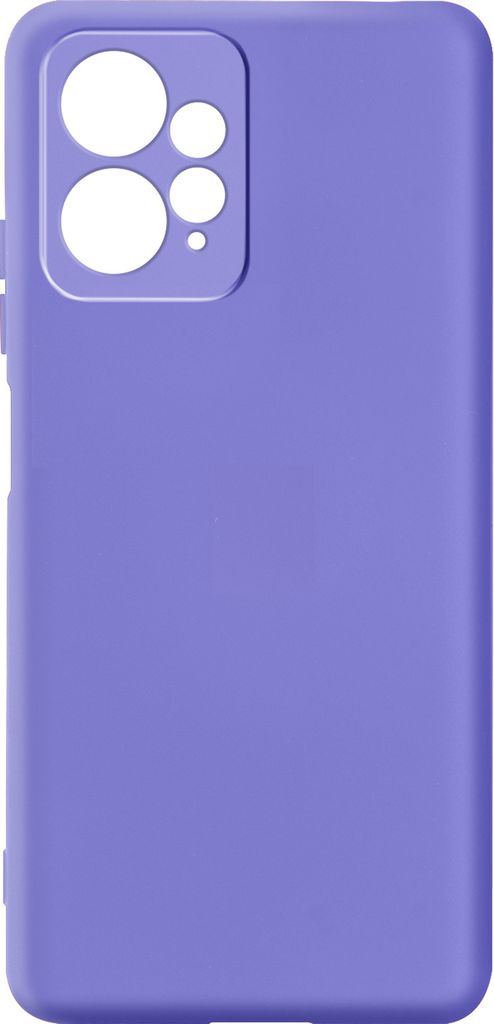 Halbsteife Silikon Handyhülle für Xiaomi Redmi Note 12 4G, Soft Touch – Violett