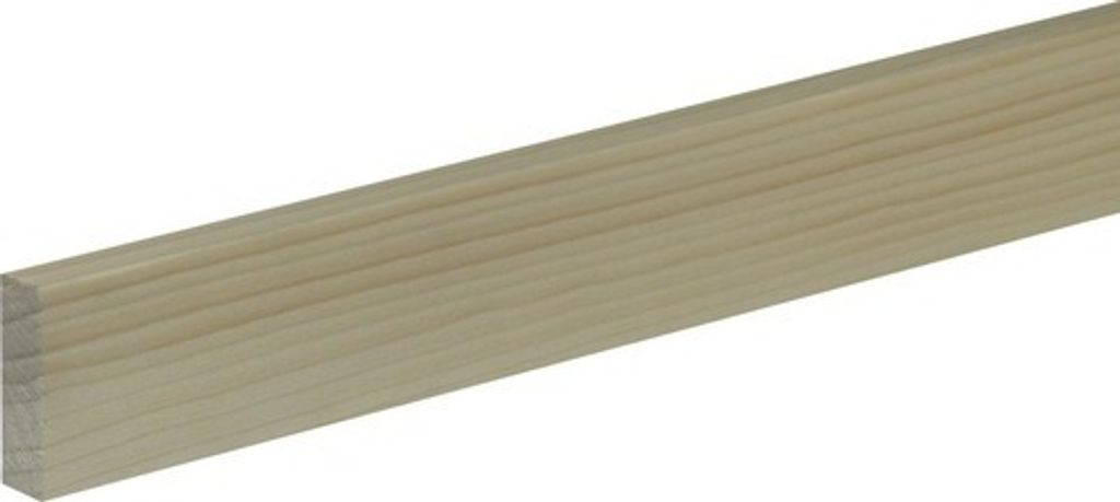 Konsta Rechteckleiste Kiefer roh 900 x 20 x 10 mm
