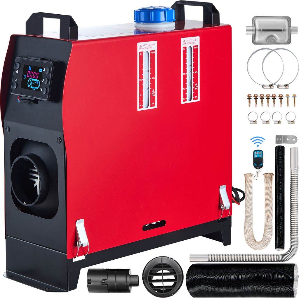 SucceBuy 12 V 5 kW naftový ohrievač všetko v jednom s LCD Obrázok produktu 