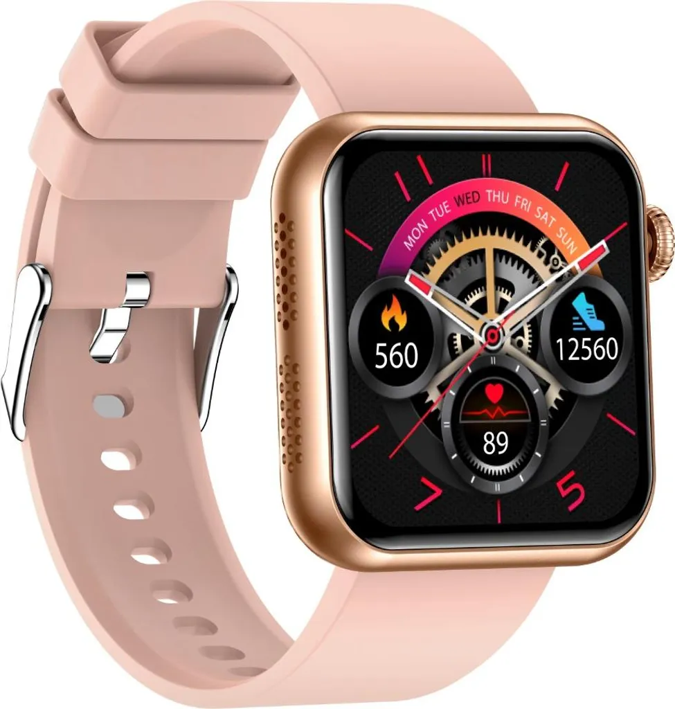 Montre Connectée Santé Rose INF TK50 : Ne Manquez Plus Aucun Appel