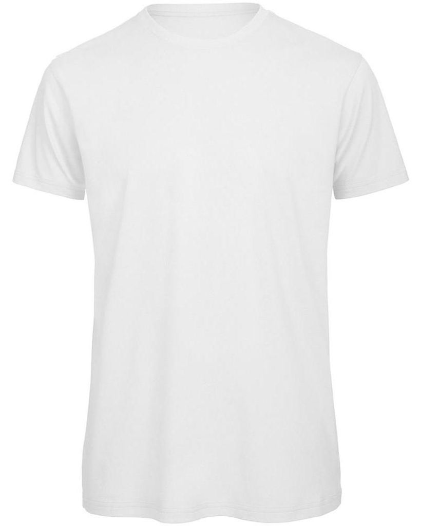 B&C Herren T-Shirt, Baumwolle FK127 (L) (Weiß)