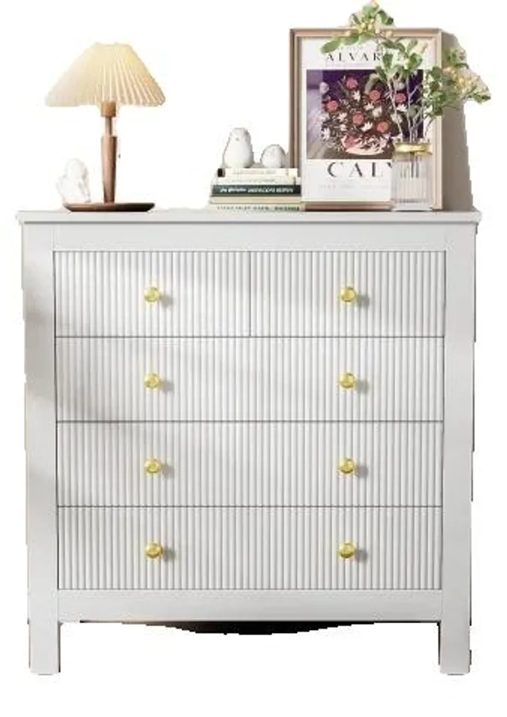 Buffet Blanc Design Élégant et Polyvalent pour Salon - Modèle L120cm
