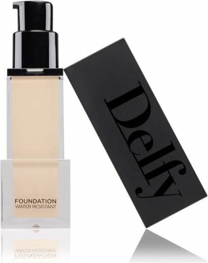 DELFY FOUNDATION wasserfeste Make-up-Grundierung #10 beige 35 ml