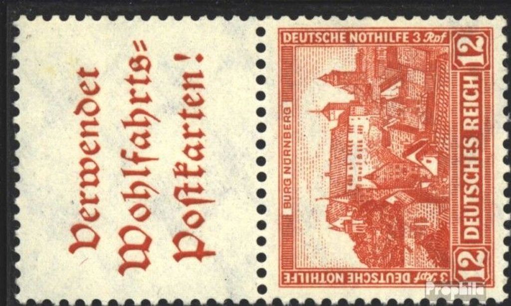 Briefmarken Deutsches Reich 1932 Mi S101 gestempelt Nothilfe