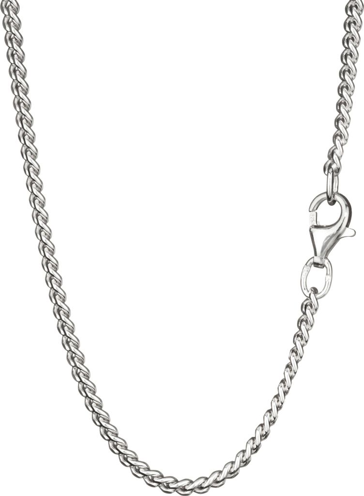 Halskette 65cm Panzerkette diamantiert 925 Silber Collier Produktbild 
