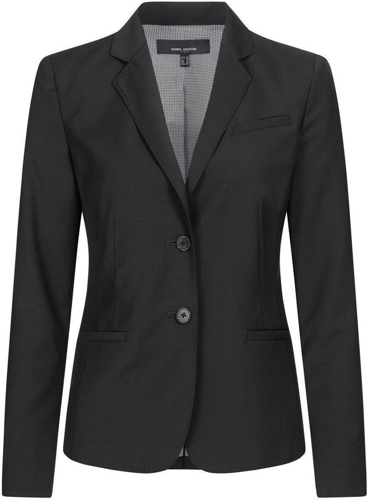 HECHTER PARIS Corporate Blazer Damen Tailored Modern Fit Schwarz 48