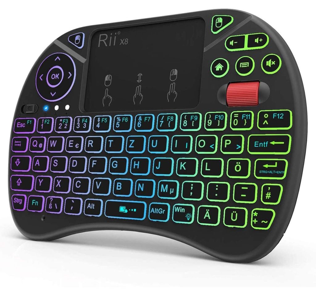 Mini-toetsenbord met touchpad, 2400 MHz, draadloos, Productafbeelding 