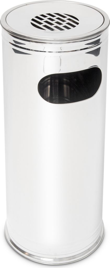 relaxdays 10018507_0 relaxdays Standaschenbecher silber Obrázek produktu 