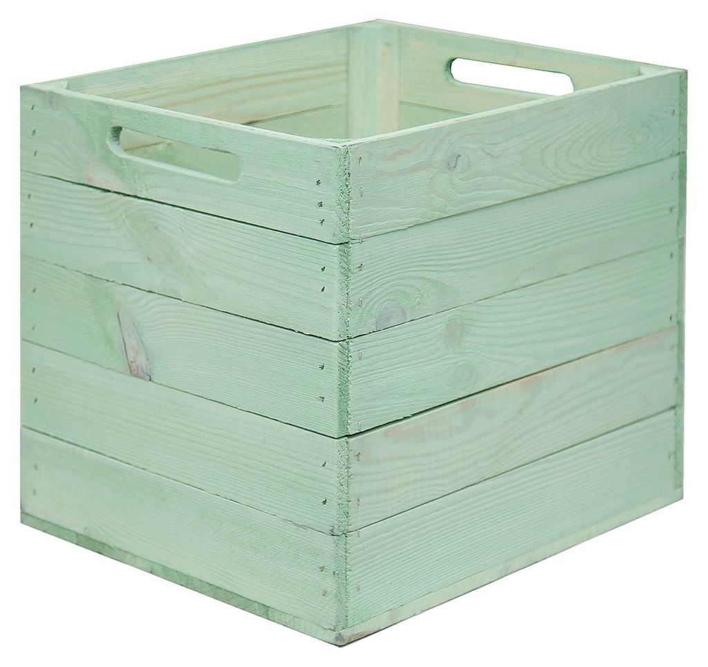 Holzkiste Mint  passend für Kallax und Expeditregale Produktbild 