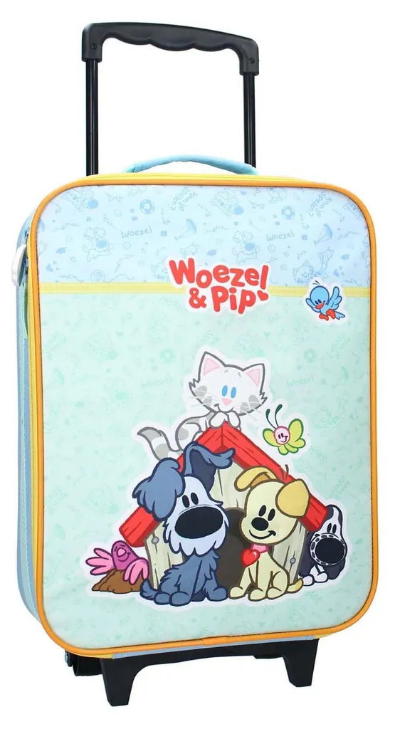 Valise à roulettes enfant pour voyage et vacances - Woezel & Pip Vadobag