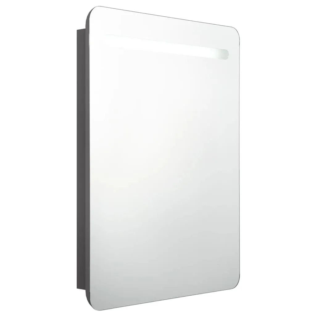 Specchio Bagno LED Grigio 60x11x80 cm vidaXL | Design Minimal e Funzionale