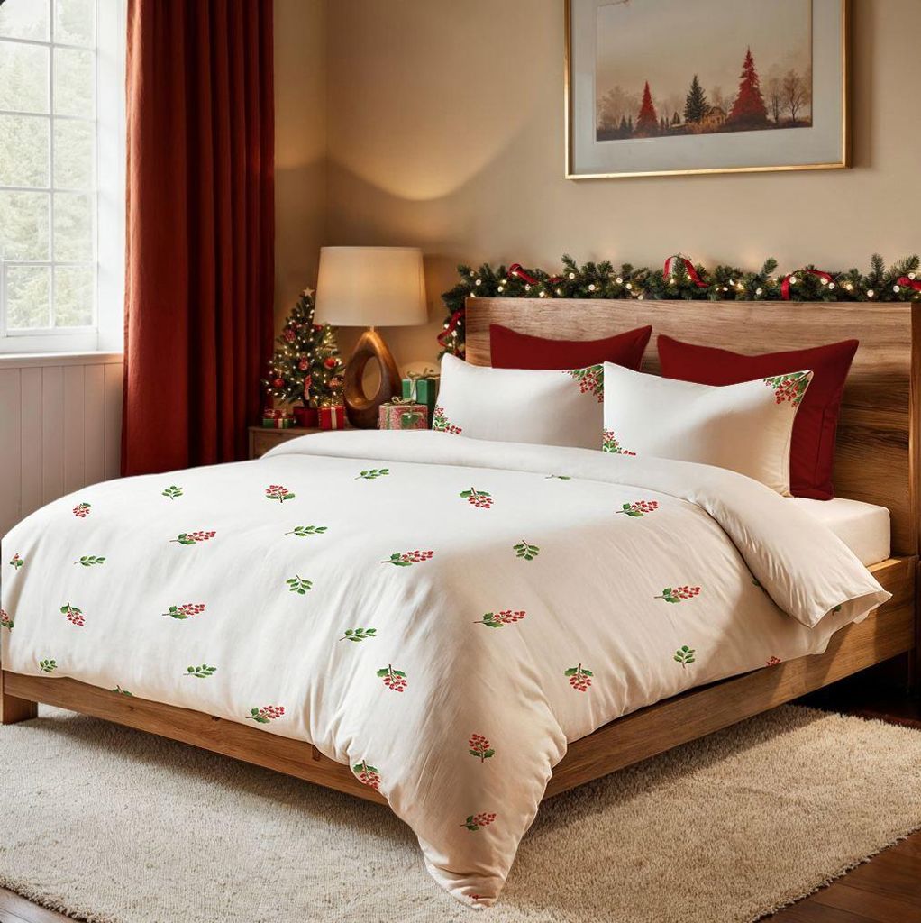 L'Essentiel Linge de Maison, XXL Bettwäsche Set (1 Stück), 155 x 220 cm, 70% Baumwolle / 30% Polyester, Maschinenwaschbar, mit Knopf- und Umschla...