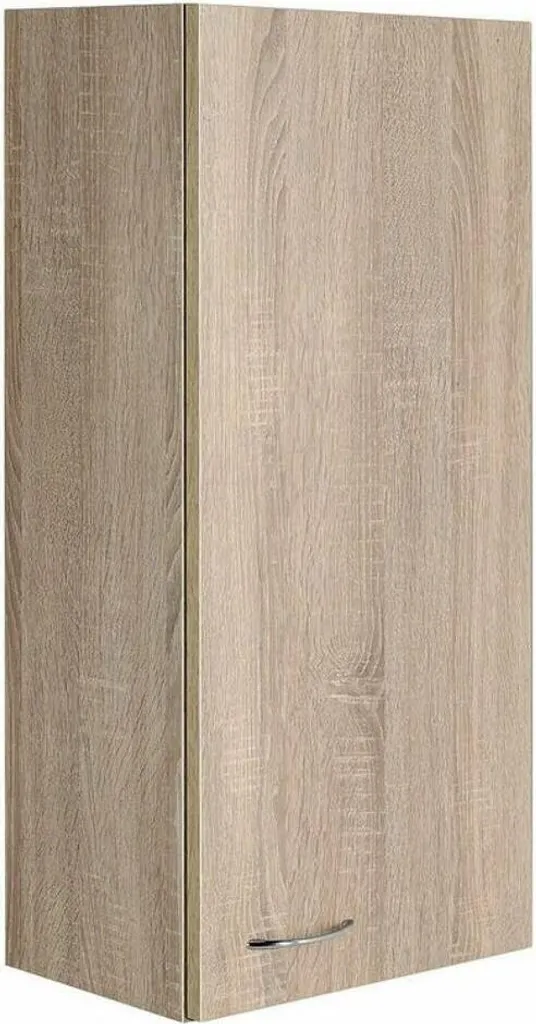 Aqualine Keramia Fresh Meuble Haut 350x760x230 mm Chêne Platine 50336