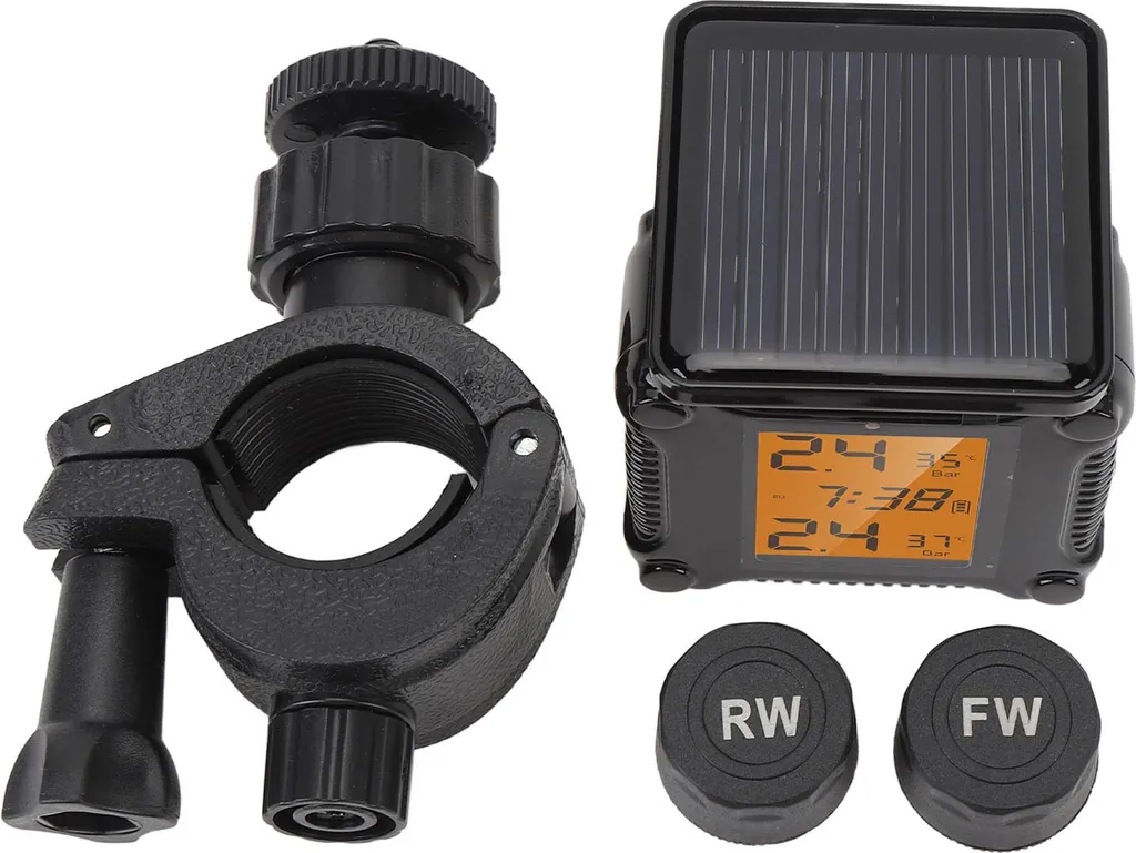 TPMS Moto avec 2 Capteurs Externes et Écran LCD Haute Précision M1