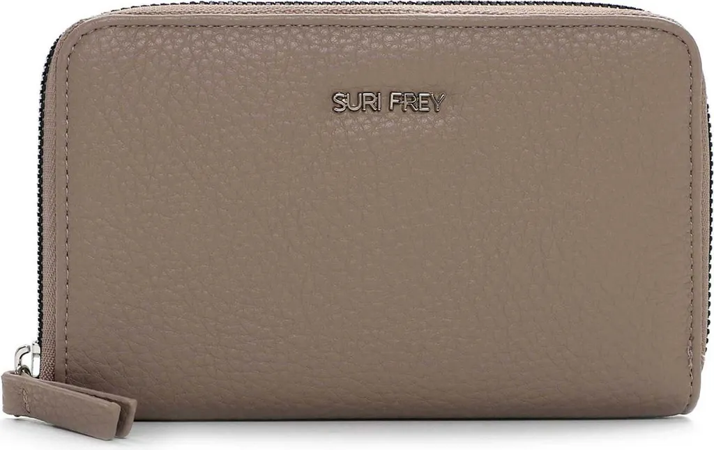 SURI FREY Portafoglio SFY Tiffy Zip Around Taupe - Wallet Donna Elegante
