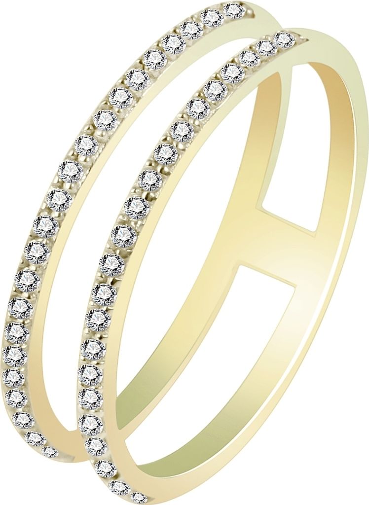 333/- Gold Ring "Marou" mit Zirkoniabesatz, Gelbgold, 8 Produktbild 