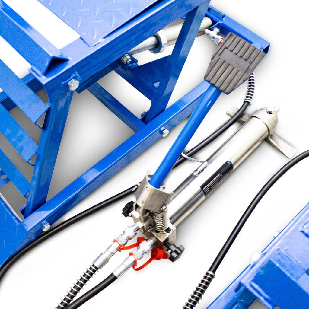 Bituxx Hydraulischer Getriebeheber – 500 Kg Tragkraft, Höhe 150–185 Cm, Fahrbar Mit Rollen Und Bremse, Für KFZ-Werkstätten
