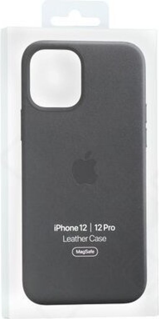 iPhone 12 | 12 Pro Leder Case mit MagSafe - Schwarz Produktbild 3