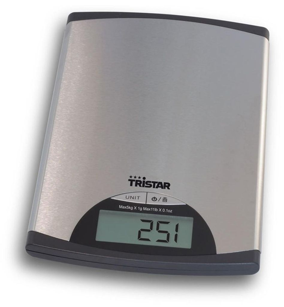 Bilancia da cucina elettronica 5kg / 1g Tristar KW2435 Immagine del prodotto 