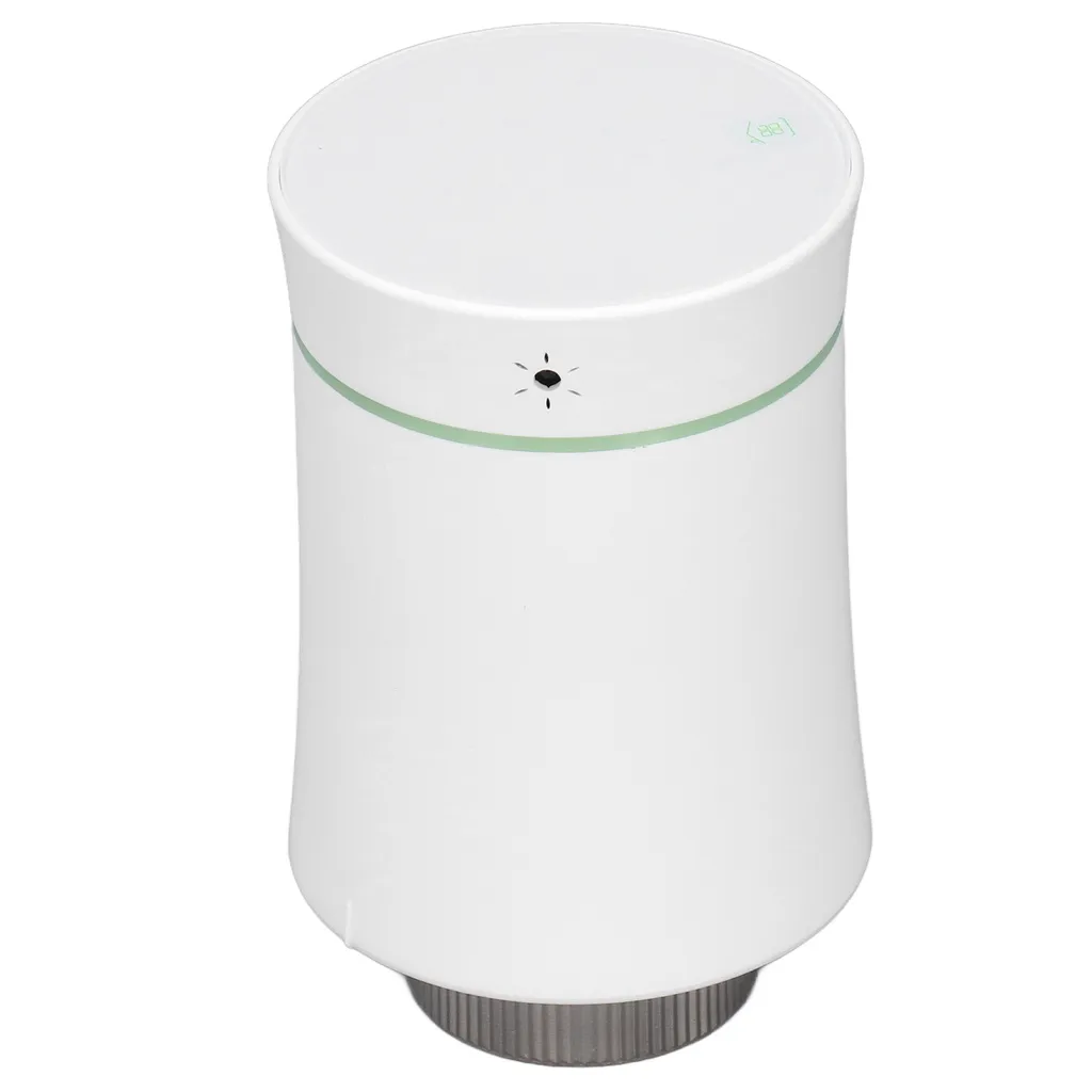 Vanne thermostatique connectée Zigbee Tuya Blanche pour radiateur eau