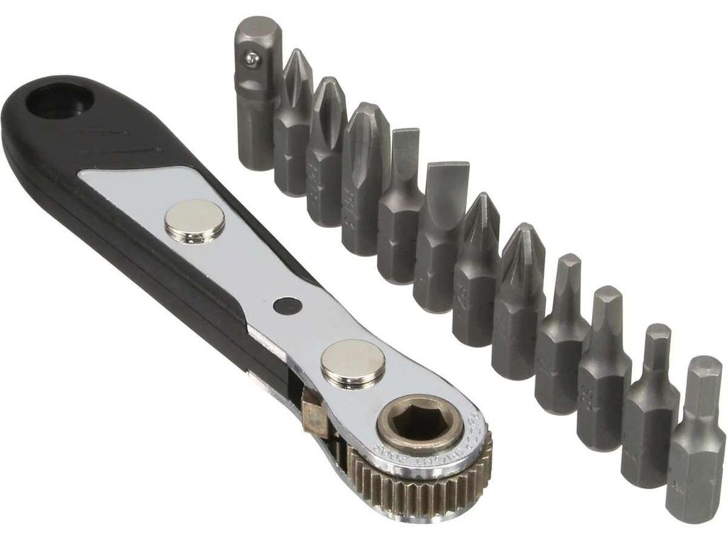 InLine® 43034T Mini-ratelset, met een 12-delige set bits Productafbeelding 