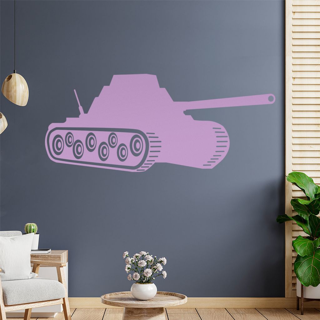 Panzer Krieg Panzerfahrer Wandtattoo Wandaufkleber Wall Sticker - Dekoration, Küche, Wohnzimmer, Schlafzimmer, Badezimmer
